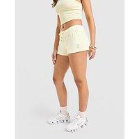 JUICY COUTURE Micro Velour Shorts - Yellow - Womens