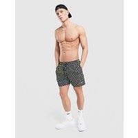 Nike Swoosh Link Fade Swim Shorts - Black - Mens