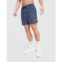 Nike Swoosh Link Fade Swim Shorts - Blue - Mens