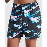 Nike All Over Print Volley Swim Shorts Junior - Black