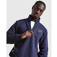 Reebok State 1/4 Zip Track Top - Blue - Mens