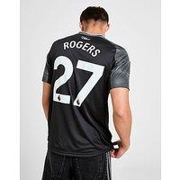 adidas Aston Villa FC 2025/26 Rogers Away Shirt - Black - Mens