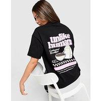 Unlike Humans Cereal T-Shirt - Black - Womens