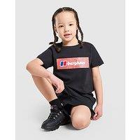 Berghaus Grid T-Shirt/Shorts Set Children - Black