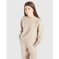 Pink Soda Sport Girls' Ava Knit Crew Sweatshirt Junior - Brown - Kids