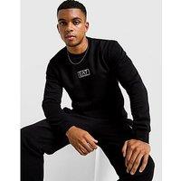 EA7 Emporio Armani Carbon Crew Sweatshirt - Black - Mens