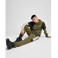 Nike Club Fleece Colour Block Joggers - Green - Mens