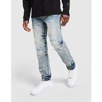 Supply & Demand Omar Slim Ripped Jeans - Blue - Mens