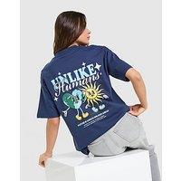 Unlike Humans Earth T-Shirt - Blue - Womens
