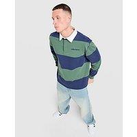 Unlike Humans Jewel Rugby Shirt - Blue - Mens