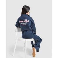 Pink Soda Sport Girls' Stack Full Zip Sweatshirt Junior - Blue