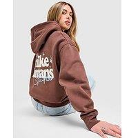 Unlike Humans Studio Overhead Hoodie - Brown - Womens