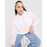 Unlike Humans Panel Polo Shirt - Pink - Womens