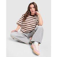Unlike Humans Stripe Jem T-Shirt - Brown - Womens