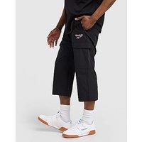 Reebok Core 3/4 Cargo Shorts - Black - Mens