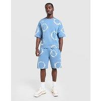 Supply & Demand Circle Shorts - Blue - Mens