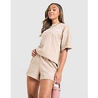 Unlike Humans Served Boyfriend T-Shirt - Beige - Womens