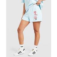 Unlike Humans Patch Shorts - Blue - Womens