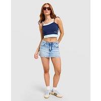Unlike Humans Micro Skirt - Blue - Womens