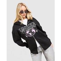 Unlike Humans Street Full Zip Hoodie - Black - Womens