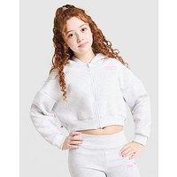 Pink Soda Sport Girls' Holiday Cropped Hoodie Junior - Grey - Kids