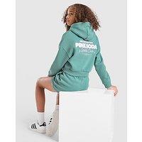 Pink Soda Sport Girls' Holiday Cropped Hoodie Junior - Blue - Kids