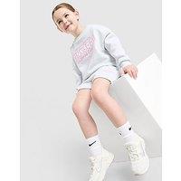 Pink Soda Sport Girls' Holiday Crew Sweatshirt Set Children - Grey - Kids