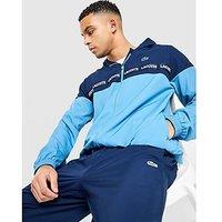 Lacoste Soft Shell Croc Woven Full Zip Jacket - Blue - Mens