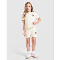 Pink Soda Sport Girls' Leopard T-Shirt/Shorts Set Children - Beige - Kids