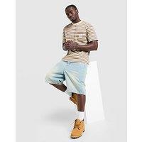 Unlike Humans Wells Stripe Pocket T-Shirt - Beige - Mens