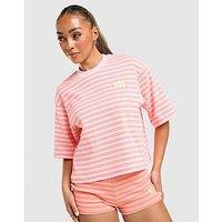 Unlike Humans Mara Stripe T-Shirt - Pink - Womens