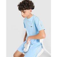 Lacoste Tape T-Shirt Junior - Blue - Kids