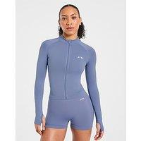 AYBL Empower Seamless Full Zip Top - Blue - Womens