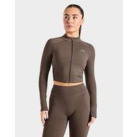AYBL Physique Full Zip Top - Brown - Womens