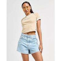 LEVI'S High Waisted Mom Shorts - Blue - Womens