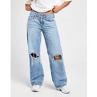 LEVI'S Superlow Ripped Jeans - Blue - Womens