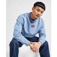 LEVI'S Batwing Logo Crew Sweatshirt - Blue - Mens