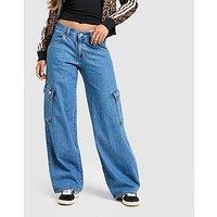 LEVI'S Superlow Loose Cargo Jeans - Blue - Womens