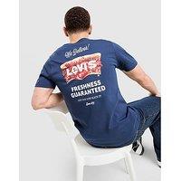 LEVI'S Pizza Graphic T-Shirt - Dark Blue - Mens