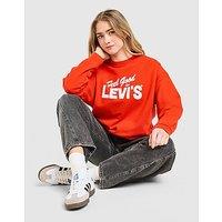 LEVI'S Feel Good Crew Sweatshirt - Red - Womens