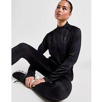 On Running Climate 1/2 Zip Top - Black - Womens