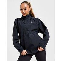 On Running Active Woven 1/2 Zip Jacket - Black - Womens