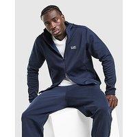 EA7 Emporio Armani Il Train Sport Full Zip Hoodie - Blue - Mens