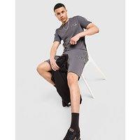 EA7 Emporio Armani Tape Large Logo T-Shirt - Grey - Mens