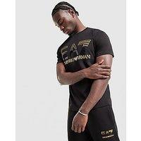 EA7 Emporio Armani Large Logo T-Shirt - Black - Mens