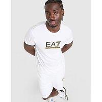 EA7 Emporio Armani Tape Logo T-Shirt - White - Mens