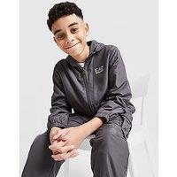 EA7 Emporio Armani Core Woven Full Zip Hoodie Junior - Grey - Kids