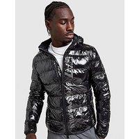 EA7 Emporio Armani Shiny Baffle Jacket - Black - Mens