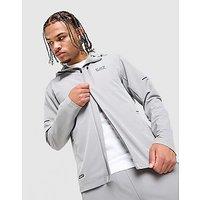 EA7 Emporio Armani Il Ventus Full Zip Hoodie - Grey - Mens