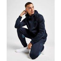EA7 Emporio Armani Poly Full Zip Hoodie Tracksuit - Blue - Mens